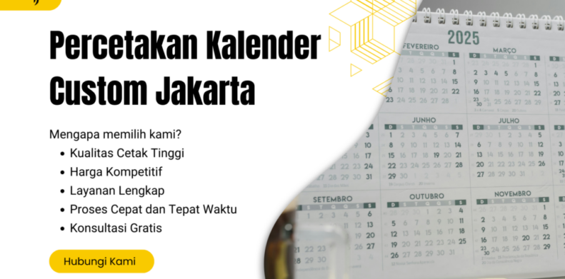 Percetakan Kalender Custom Jakarta