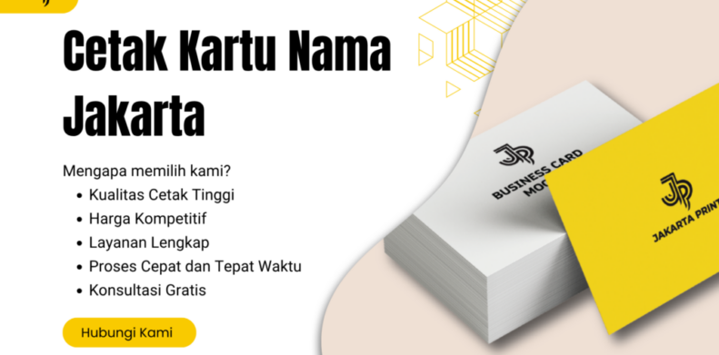 Cetak Kartu Nama Jakarta