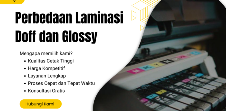Perbedaan Laminasi Doff dan Glossy