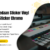 Perbedaan Sticker Vinyl dan Sticker Chromo
