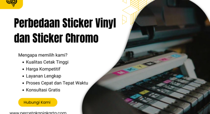 Perbedaan Sticker Vinyl dan Sticker Chromo