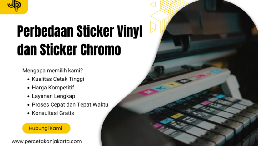 Perbedaan Sticker Vinyl dan Sticker Chromo