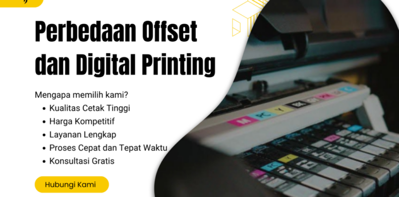 Perbedaan Offset dan Digital Printing