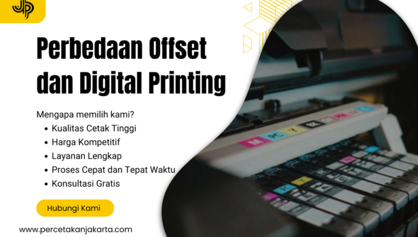 Perbedaan Offset dan Digital Printing