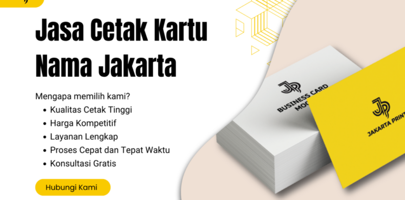 Jasa Cetak Kartu Nama Jakarta