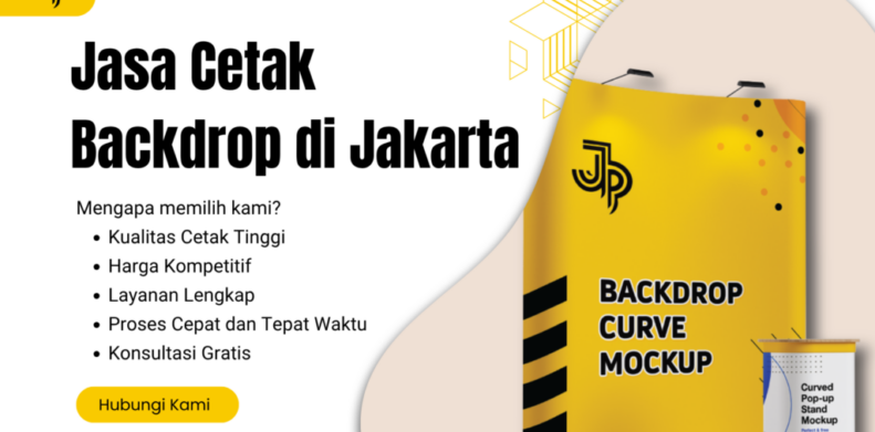 Jasa Cetak Backdrop di Jakarta