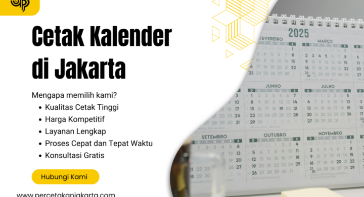 Cetak Kalender di Jakarta