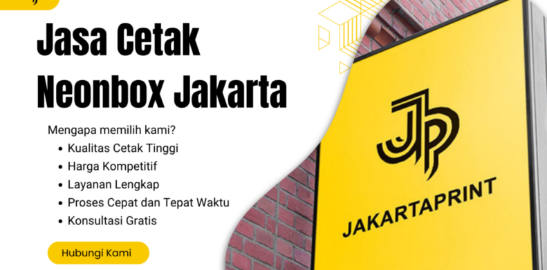 Jasa Cetak Neonbox Jakarta