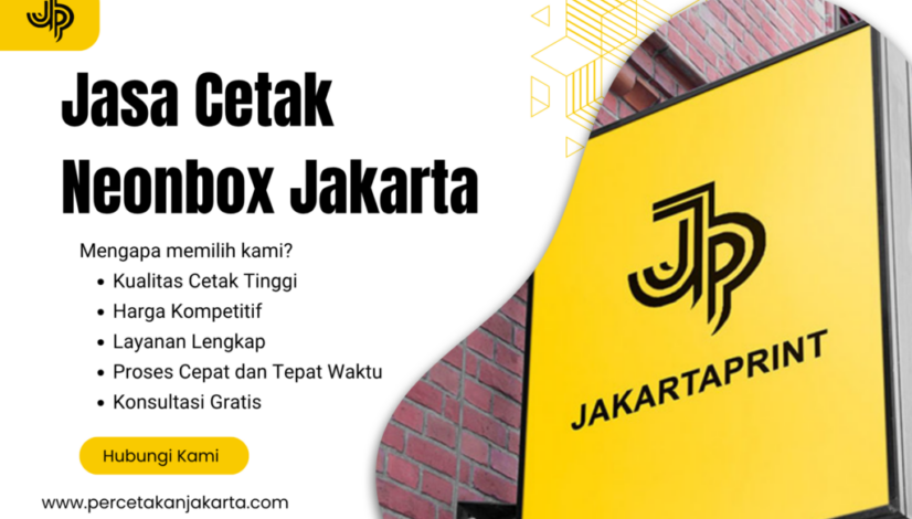 Jasa Cetak Neonbox Jakarta